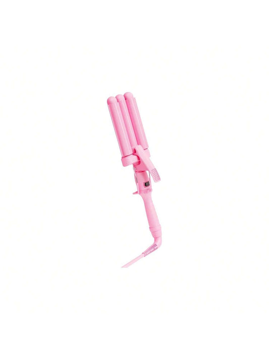 YONGSTYLE | 1" Mini Pro Waver | Three Barrel Curling Iron for Beach Waves
