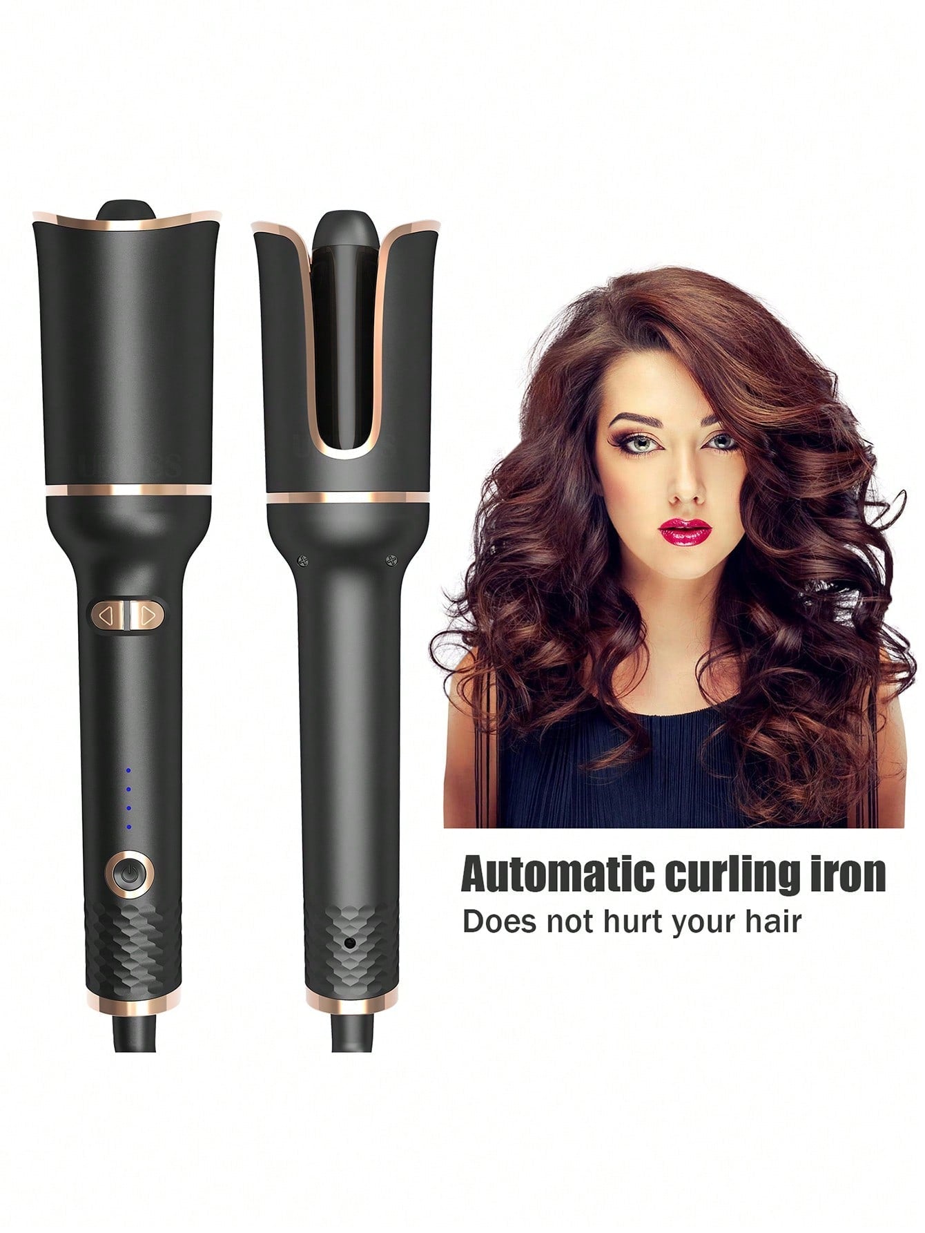 1pc Negative Ion Ceramic Big Wavy Hair Curler, Lazy Person Tool Suitable For Home, Travel, Personal Use