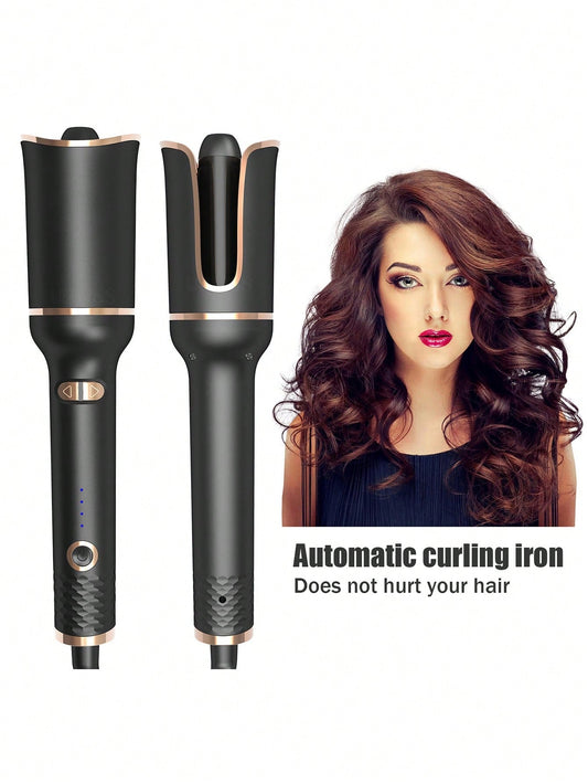 1pc Negative Ion Ceramic Big Wavy Hair Curler, Lazy Person Tool Suitable For Home, Travel, Personal Use