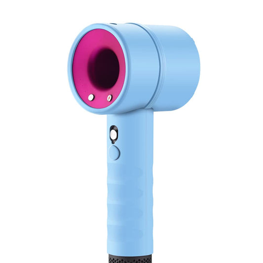 Soft Silicone Case Cover compatible with Dyson Hairdryer, Travel Hair Dryer Skin, Protective Case (BLUE)