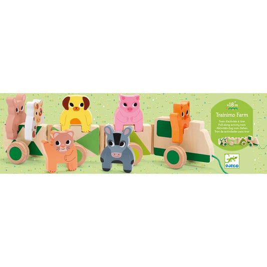 Trainimo Farm Wooden Train