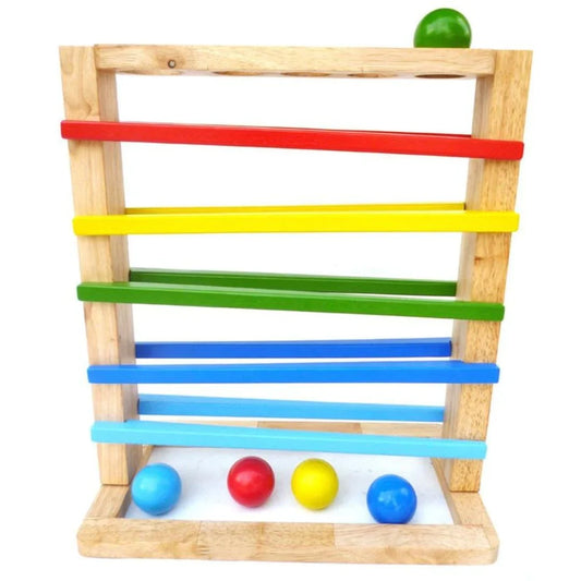 Track a Ball - Wooden Ball Run