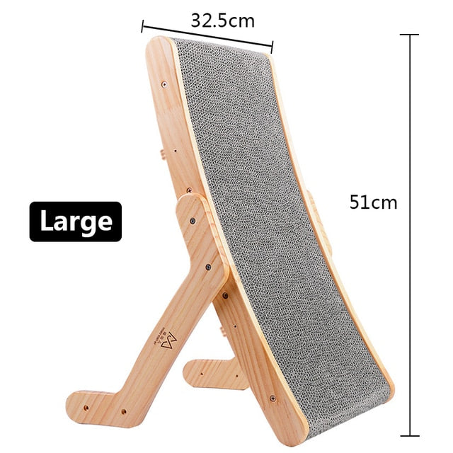 Cat Scratcher - Bed w/ Wood Frame GROOMY