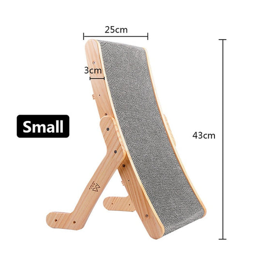 Cat Scratcher - Bed w/ Wood Frame GROOMY