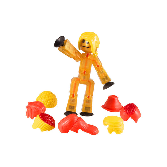 Zing_stikbot_stop_motion_animation_toy_set #style_Hairstyle Pack (Blonde)