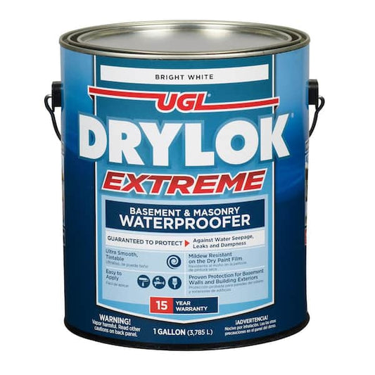 1 Gallon Flat Latex Concrete Sealer, Bright White