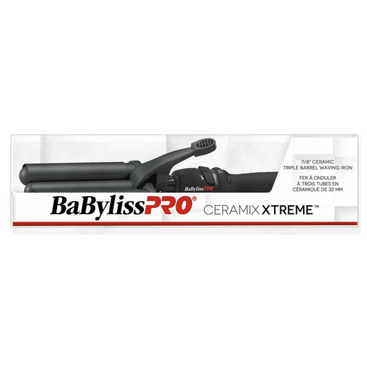 Ceramix Xtreme 7/8" Ceramic Triple Barrel Waving Iron
